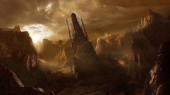 Alien structure, fantasy, , 05, 11, 2012, alien HD wallpaper
