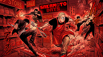 Sakamoto Days — : Aisle of Action, Manga HD wallpaper