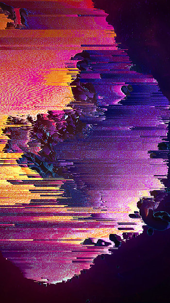 Pixelated glitch abstract, Sony Xperia X, , Digital distortions HD phone wallpaper