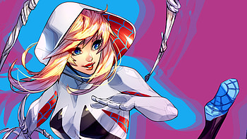 Spider Gwen Stacy, gwen-stacy, superheroes, artwork, artist, digital-art, deviantart HD wallpaper