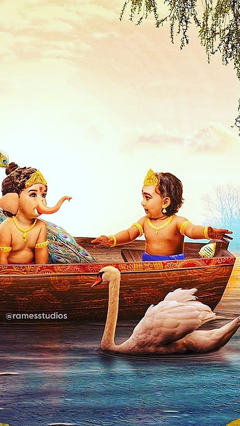 Murugan , Boating, Lord Ganesh, Lord Murugan HD phone wallpaper