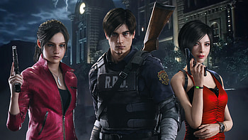 Leon S Kennedy, Ada Wong, Resident Evil, Video Game, Resident Evil 2 (2019), Claire Redfield HD wallpaper