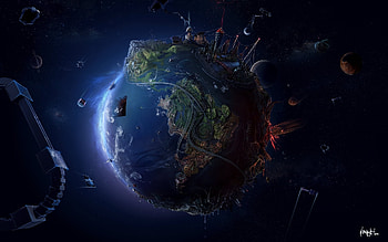 Fantasy, Planets, Universe HD wallpaper
