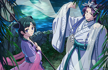 The Apothecary Diaries : Maomao & Jinshi Under the Moonlight, Anime, The Apothecary Diaries, Maomao (The Apothecary Diaries), Jinshi (The Apothecary Diaries) HD wallpaper