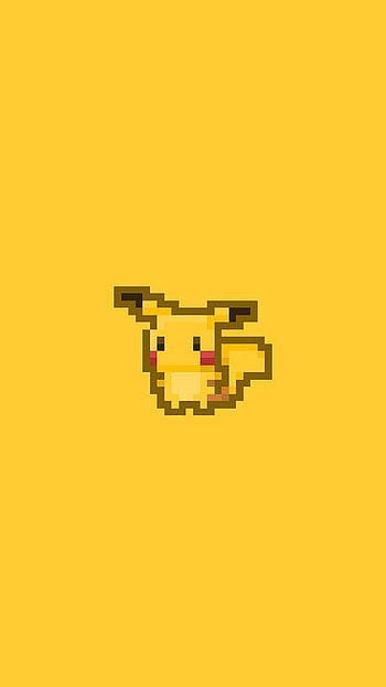 Pikachu Pokemon Pixel Art 8 HD phone wallpaper