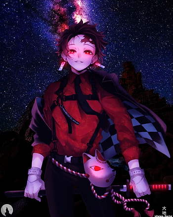 Tanjiro Kamado, fashion design, magenta HD phone wallpaper