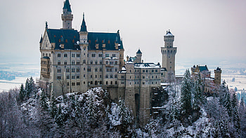 Neuschwanstein Castle, Germany, Travels, Bavaria HD wallpaper