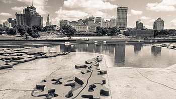 Lincoln American Tower, Memphis Skyline HD wallpaper
