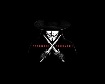 V for Vendetta (2005), v for vendetta, poster, black, movie HD wallpaper
