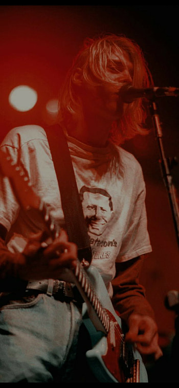 Kurt Cobain, organ, string_instrument HD phone wallpaper