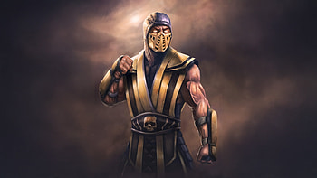 Scorpion Embrace Of The Wild Hunt, scorpion, mortal-kombat, games, artwork, artist, digital-art, video-games HD wallpaper