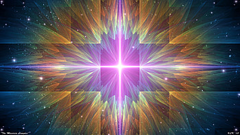 Abstract, Stars, Multicolored, Motley, Glow HD wallpaper