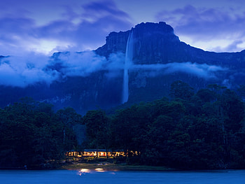 Angel Falls, Venezuela, Natural wonder, Majestic waterfall HD wallpaper