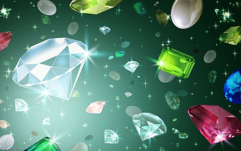 Crystal-clear diamonds, Transparent beauty, Exquisite gemstones, Prismatic reflections HD wallpaper