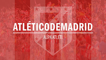 Atletico Madrid, , Sports team emblem, Madrid skyline HD wallpaper