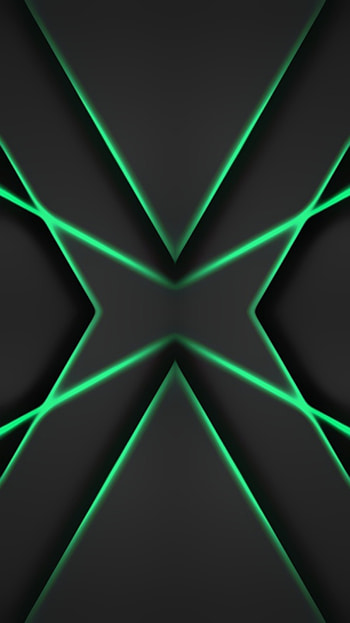 Black green lines , stripes, 3d, amoled, neon, design, geometric, layers, oled, shiny, abstract HD phone wallpaper