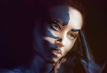 face, paint HD wallpaper