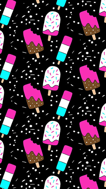 Pinky popsicle, pink, popsicle, ice cream HD phone wallpaper