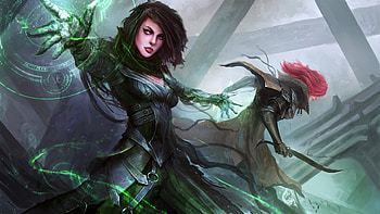 fantasy, sorceress HD wallpaper