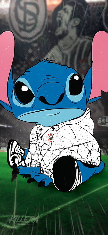 Stitch Corinthians, art, fofo, lilo stitch, esporte, smoke, 2021, Time, vai Corinthians, arena, futebol, torcida, Libertadores, Nike, blue, mosaico, equipo, camisa de time HD phone wallpaper