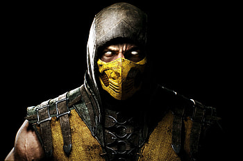 Warrior, scorpion, Mortal Kombat x HD wallpaper