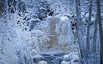 winter in norway, winter, ice, norway, snow HD wallpaper