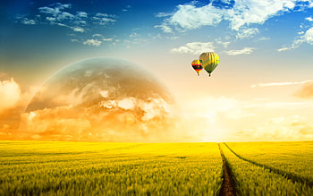 Campo Baloes HD wallpaper