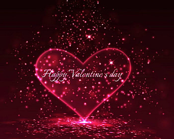 Happy Valentine's Day, words, heart, art, Valentines HD wallpaper