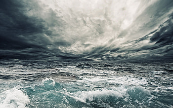 Stormy Ocean Stormy, Ocean 0 HTML code. http://www.fotosearch.com/-/dark. HD wallpaper