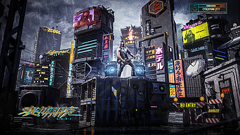 Cyberpunk 2077 Johnny Silverhand Playing Guitar, cyberpunk-2077, games, ps-games, xbox-games, pc-games, behance HD wallpaper