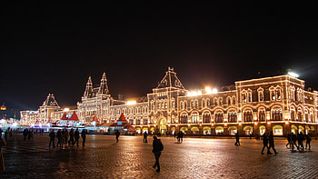 GUM, Moscow HD wallpaper