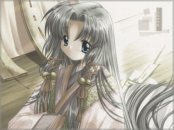Cute Anime, cute, girl, anime, air HD wallpaper