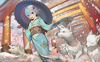 Rem, Re Zero Kara Hajimeru Isekai Seikatsu, Japanese Manga, Anime Characters, Rem Character, Re Zero Characters, Rem Re Zero HD wallpaper