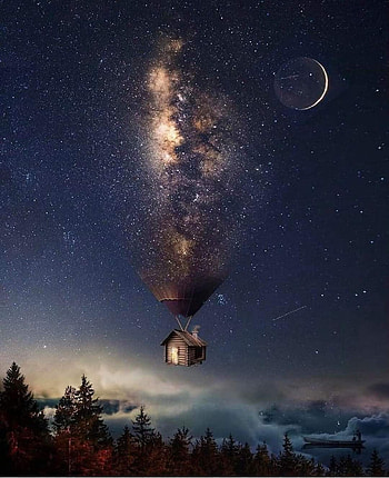 Starry night, cloud, sky, universe, infinity, stars HD phone wallpaper