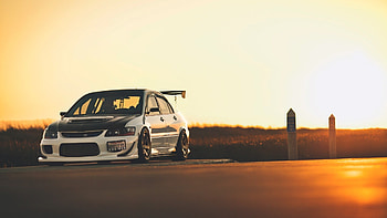Mitsubishi Lancer Evolution IX , High-resolution, quality, Performance car HD wallpaper