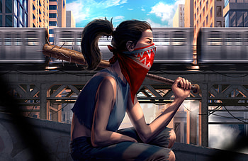 Mask Up For The Day, artist, artwork, digital-art, behance HD wallpaper