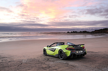 Mclaren 600LT Spider Rear View, mclaren-600lt, mclaren, 2019-cars, cars HD wallpaper