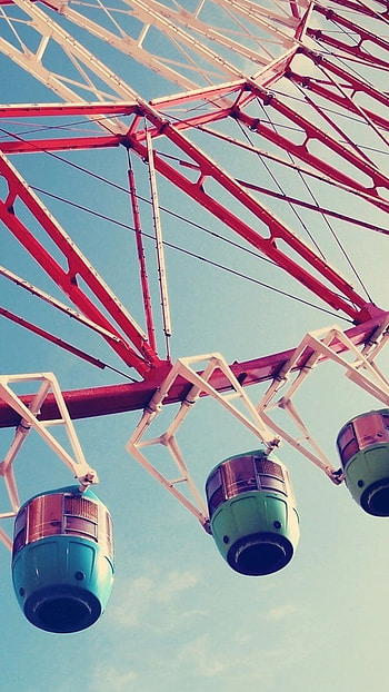 Aesthetic, Ferris Wheel HD phone wallpaper