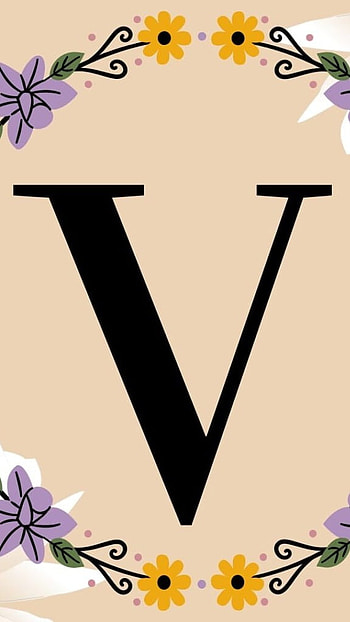 V Letter, Simple HD phone wallpaper