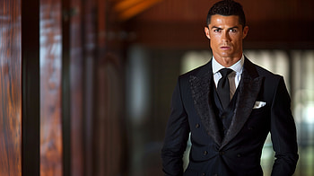 Elegant Suit Style, suit, Cristiano Ronaldo HD wallpaper
