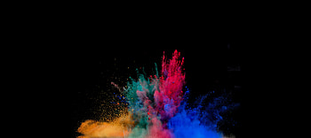 Colorful Powder Explosion, colorful, artist, digital-art HD wallpaper