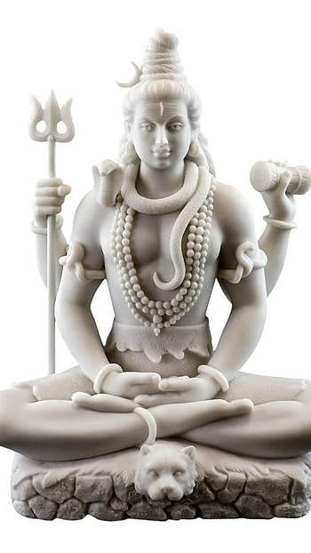 Jay Shri Mahakal, White Background HD phone wallpaper
