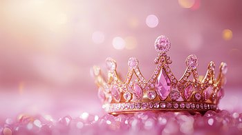 Pink Aesthetic Princess Crown - Ultra, pink aesthetic, pink, crown, jewelry HD wallpaper