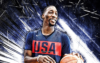 Bam Adebayo, grunge art, USA Basketball Mens National Team, blue abstract rays, basketball, Edrice Femi Adebayo, US mens national basketball team, Bam Adebayo HD wallpaper