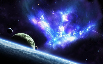 Landscape, Planets, Universe HD wallpaper