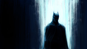 Batman In Lights, batman, superheroes, artwork, digital-art, deviantart HD wallpaper