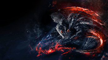 Art, Dragon, Being, Creature, Dinosaur, Fiery HD wallpaper