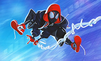 Miles Morales Artworks, spiderman, superheroes, artwork, digital-art, art, artstation HD wallpaper