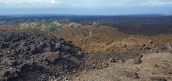 Lava Fields, Hawaii, Hawaii, Clouds, Sky, Lava, Island HD wallpaper
