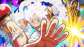 One Piece - Colorful Crew Clash, One Piece, Gear 5 (One Piece) HD wallpaper